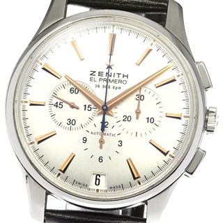 ゼニス(ZENITH)のゼニス ZENITH 03.2110.400/01.C498 キャプテン エルプリメロ クロノグラフ 自動巻き メンズ 箱・保証書付き_749143(腕時計(アナログ))