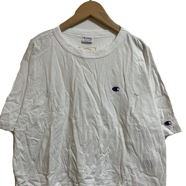Champion(チャンピオン)のチャンピオン CHAMPION Tシャツ トップス 半袖 ホワイト 白 レディースのトップス(Tシャツ(半袖/袖なし))の商品写真