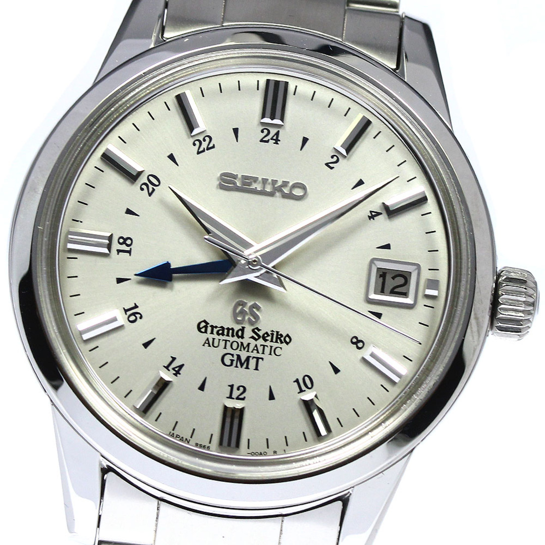 セイコー SEIKO SBGM023/9S66-00A0 グランドセイコー メカニカル GMT 自動巻き メンズ 良品 箱付き_751101