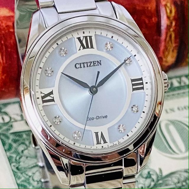 【高級時計シチズン】CITIZEN エコドライブ アレッツオ ダイヤモンド