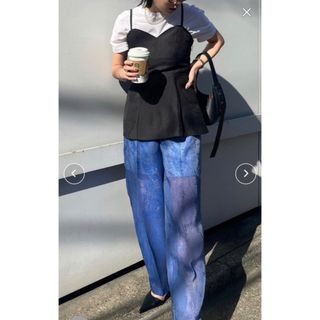 アメリヴィンテージ(Ameri VINTAGE)の［タグ付き］Ameri / EMBOSS PATTERN SHEER PANTS(カジュアルパンツ)