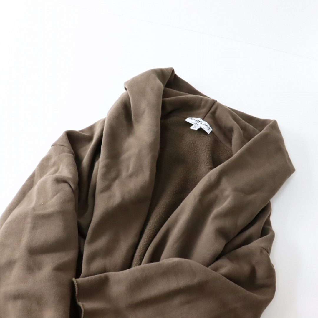 レディース定価1.9万 Deuxieme Classe ドゥーズィエムクラス Americana アメリカーナ HOODIE GOWN フーディガウン /ブラウン【2400013340571】