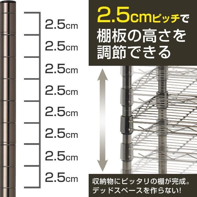 [ドウシシャ] ルミナス ブラックニッケルシリーズ 用途に応じたオプションパーツ 5