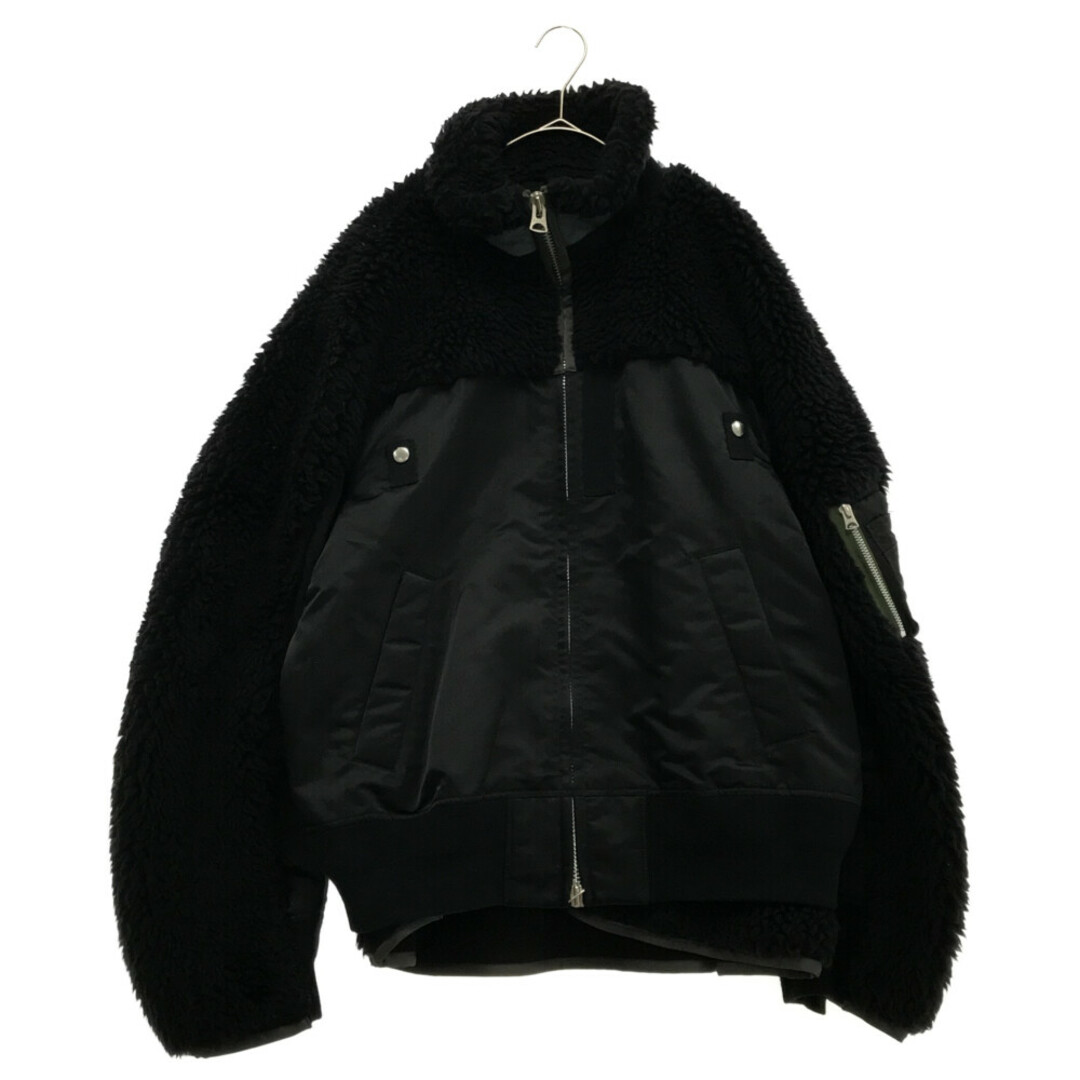 買取 値段 Sacai サカイ 22AW Faux Shearling x Nylon Twill Blouson