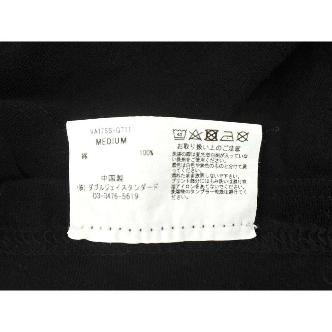 VANS(ヴァンズ)のVANS バンズ ロゴ プリント Tシャツ sizeM/黒 ■◆ レディース レディースのトップス(Tシャツ(半袖/袖なし))の商品写真