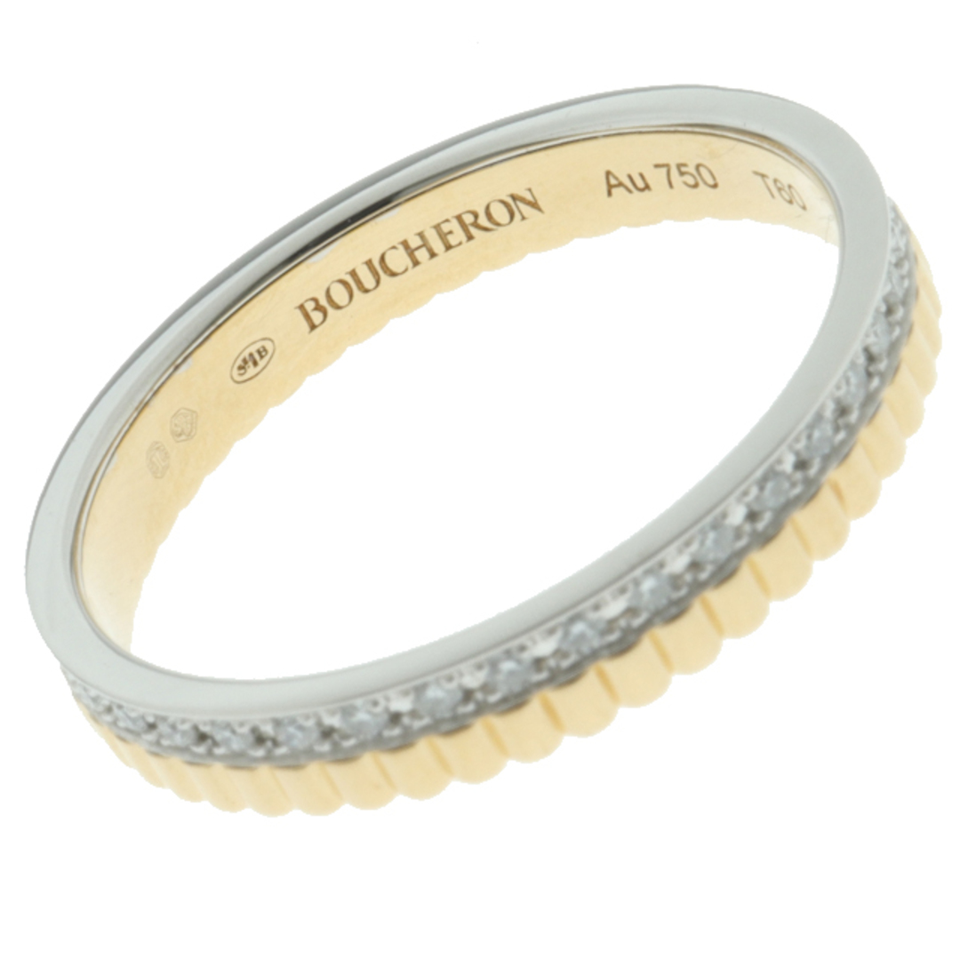 BOUCHERON(ブシュロン)の(新品仕上げ済）ブシュロン BOUCHERON キャトル ラディアント ダイヤ リング K18 YG × WG × ダイヤ #60 JAL00134 8711 レディースのアクセサリー(リング(指輪))の商品写真