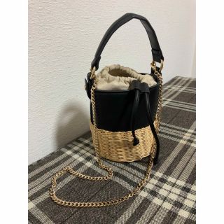 ザラ(ZARA)のZARA カゴバッグ　(かごバッグ/ストローバッグ)