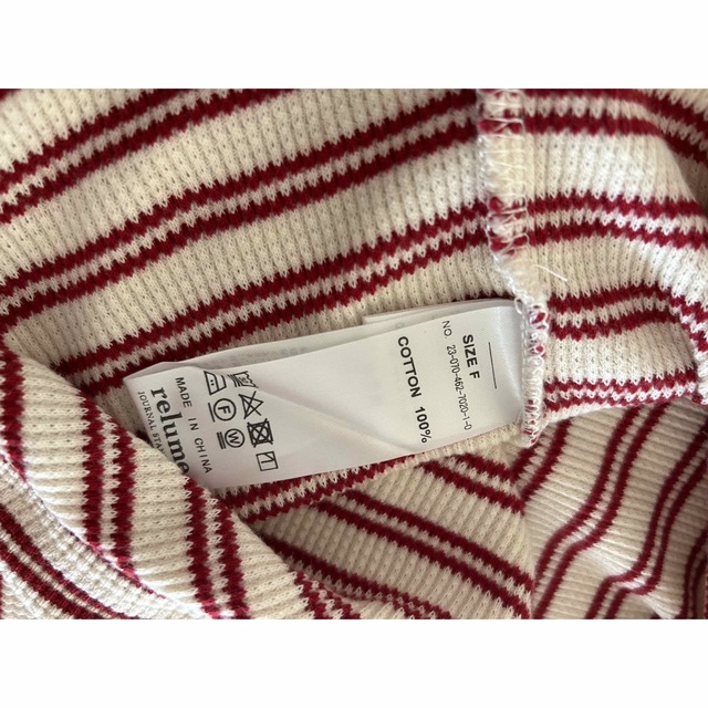 今季完売ジャーナルスタンダード⭐︎ワッフルボーダーギャザースリーブプルオーバー