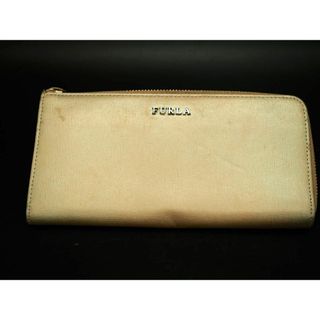 フルラ(Furla)のFURLA フルラ ラウンドファスナー 長 財布 ゴールド ■■ レディース(財布)