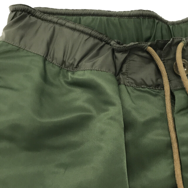 sacai Sacai サカイ ナイロン切り替え パンツ カーキ 17-01222Mの通販 by BRINGラクマ店|サカイならラクマ sacai 23ss 新品未使用 ナイロンツイルショーツ ネイビー size