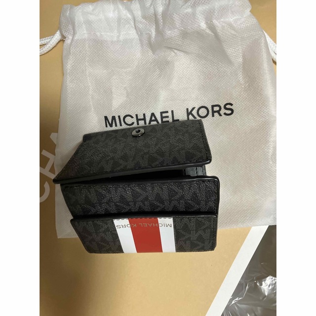 新品☆MICHAEL KORS デニム シグネチャー  折り財布 コインケース