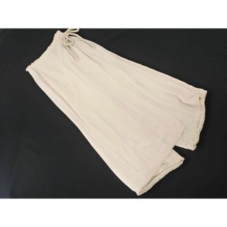 ムルーア(MURUA)のMURUA ムルーア ラップ風 ワイド パンツ sizeS/ベージュ ■◆ レディース(その他)