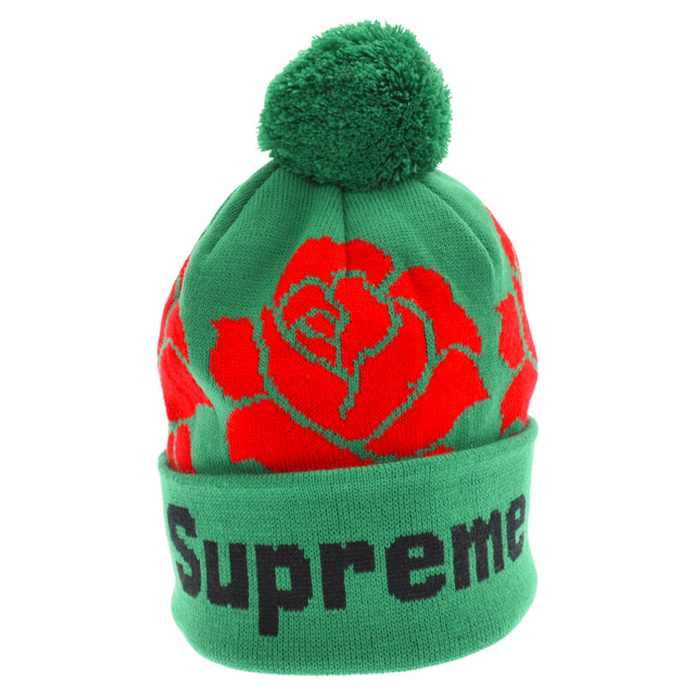 希少 supreme rose beanie ボンボンニット帽 シュプリーム - ニット