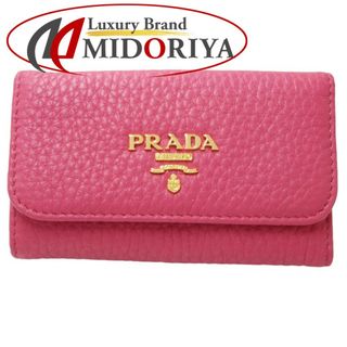 PRADA - プラダ PRADA キーケース 1PG222 キーケース カーフ ピンク / 083486【中古】