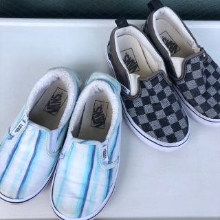 ヴァンズ(VANS)のバンズ定番スリッポン2足セット　18cm(スリッポン)