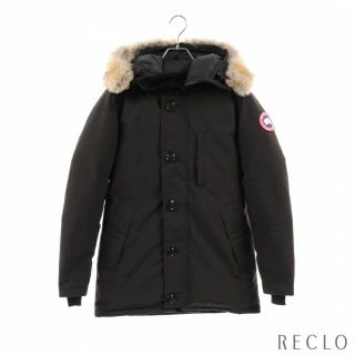 カナダグース(CANADA GOOSE)のJASPER ジャスパー ダウンジャケット ブラック フード付き(ダウンジャケット)