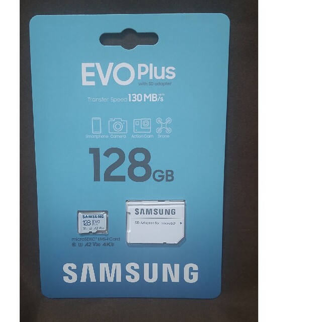 SAMSUNG(サムスン)のマイクロSDカード 128GB SAMSUNG EVO Plus エンタメ/ホビーのゲームソフト/ゲーム機本体(その他)の商品写真