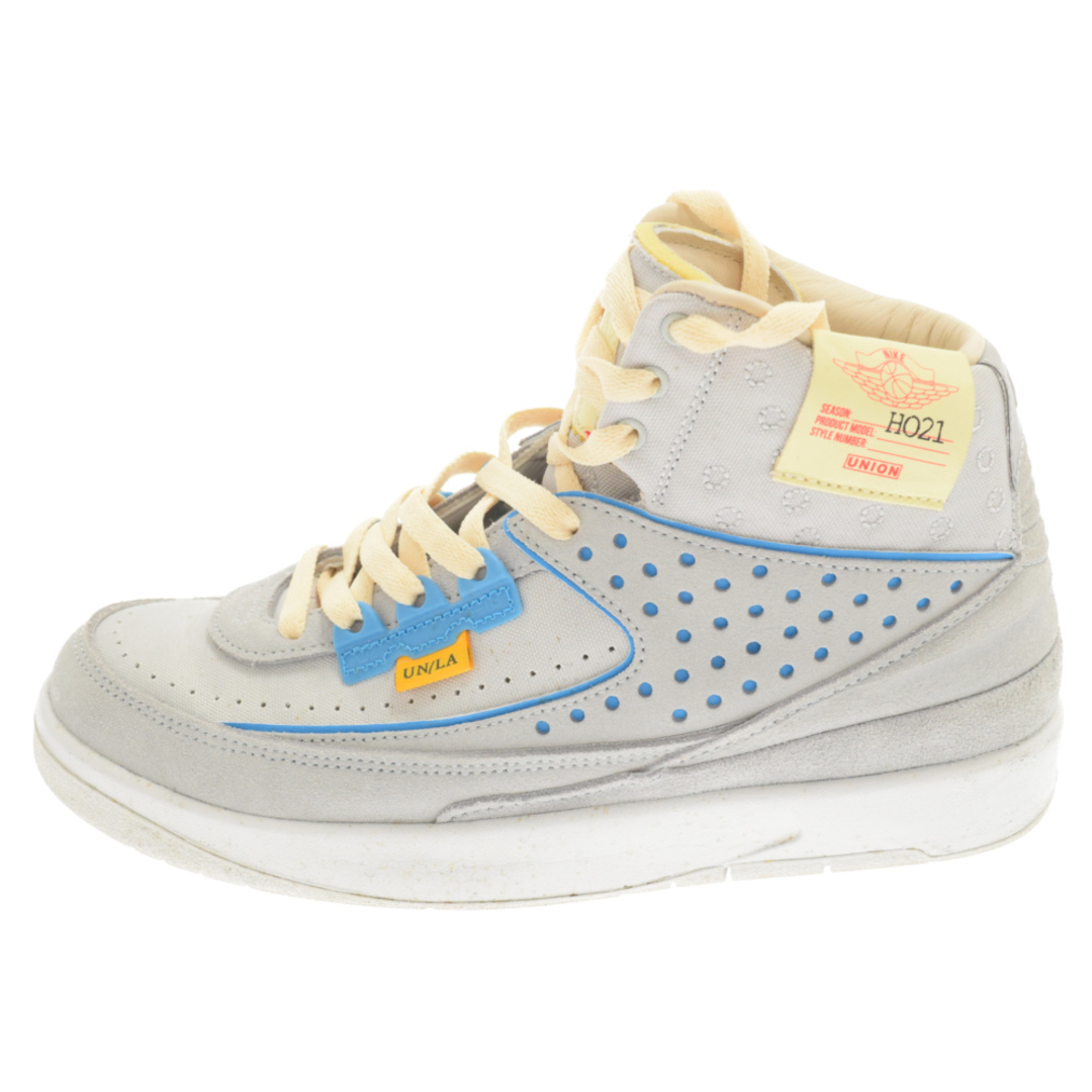 NIKE ナイキ × UNION AIR JORDAN 2 RETRO SP DN3802-001×ユニオンエアジョーダン2 レトロハイ ハイカットスニーカー シューズ グレー US7/25.0cm