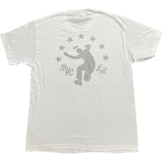 ステューシー(STUSSY)の【UNION】90s ユニオン フロントマンTシャツ 白 M FRONTMAN(Tシャツ/カットソー(半袖/袖なし))