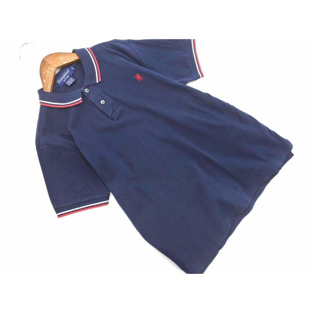 GYMPHLEX - GYMPHLEX ジムフレックス ポロシャツ size14/濃紺