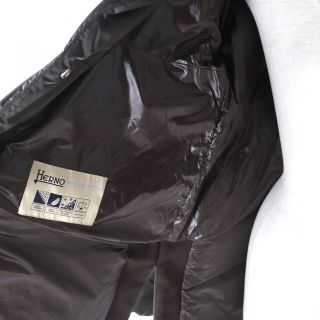 HERNO(ヘルノ) PI001556D SATIN & CITY GLAMOUR コート Black