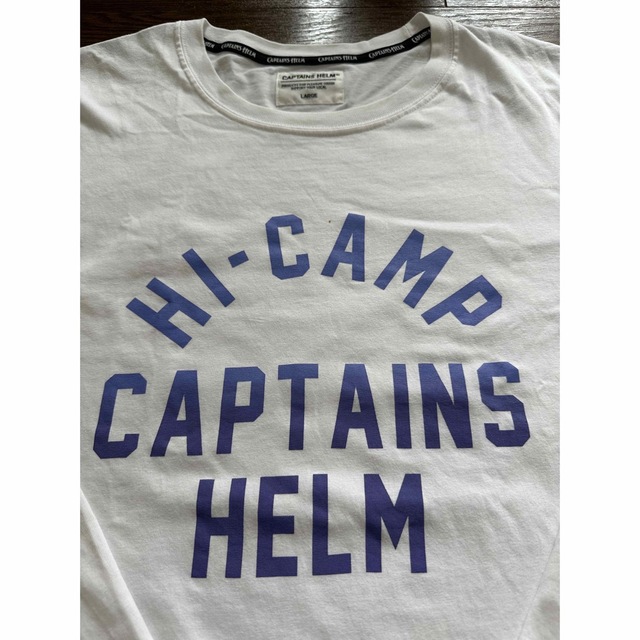 CAPTAINS HELM HI-CAMP L/S Lサイズ 白