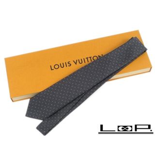 ルイヴィトン(LOUIS VUITTON)の【年末年始 限定値下げ】■未使用■　ルイ・ヴィトン ネクタイ スーツ ビジネス クラヴァット バーティ V Ｍ78585 箱 【A74053】(ネクタイ)