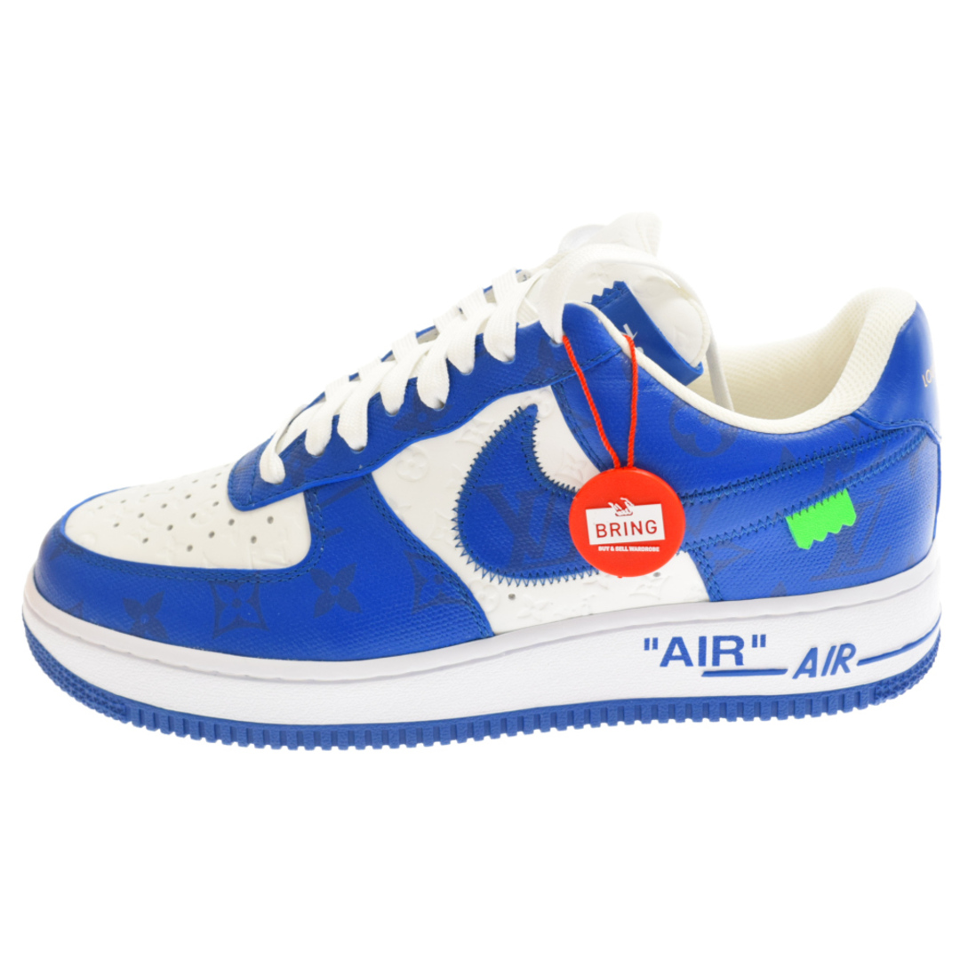 LOUIS VUITTON ルイヴィトン ×Nike Air Force 1 Low MS0232 ナイキ エアフォースワン モノグラム ローカットスニーカー ホワイトロイヤル ホワイト/ブルー 7 1/2