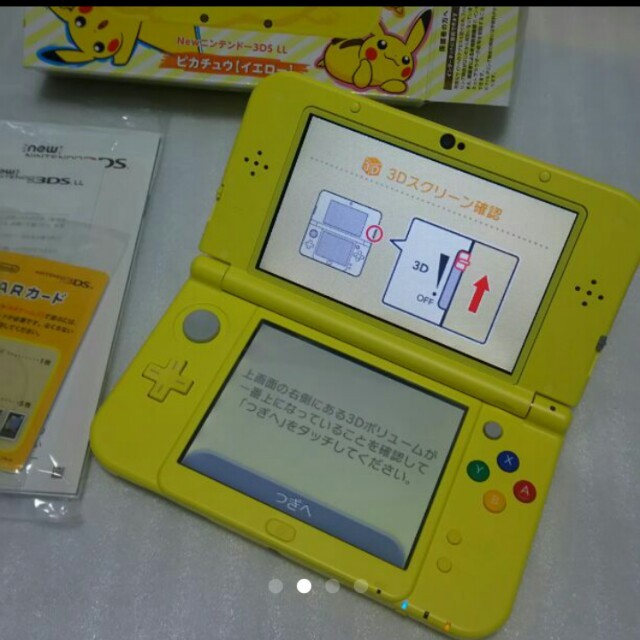 new ニンテンドー3DS LL ピカチュウ イエロー 未使用 new ニンテンドー3DS LL ピカチュウ イエロー 未使用