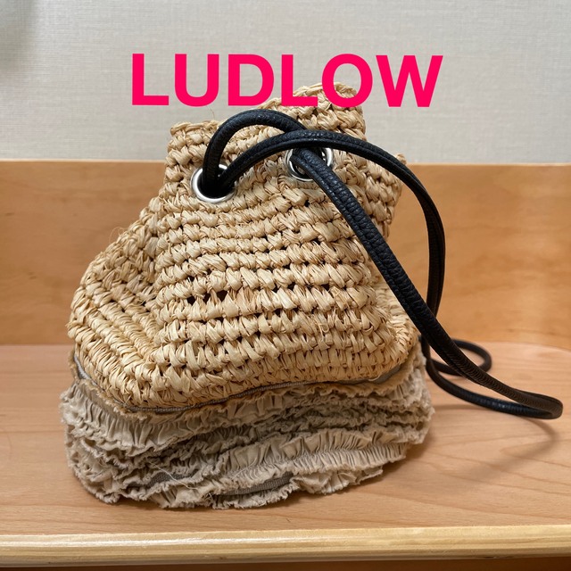 LUDLOW(ラドロー)のLUDLOW ラフィアバッグ　夏 レディースのバッグ(ハンドバッグ)の商品写真