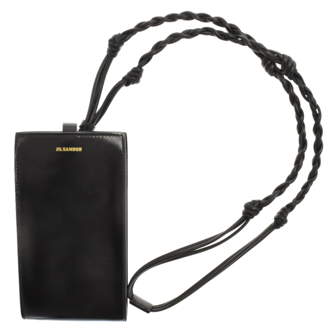 JIL SANDER ジルサンダー Tangle Small Phone Case タングル スモール フォン ケース ブラック ミニショルダーバッグ JSPS840098-WSS69148N