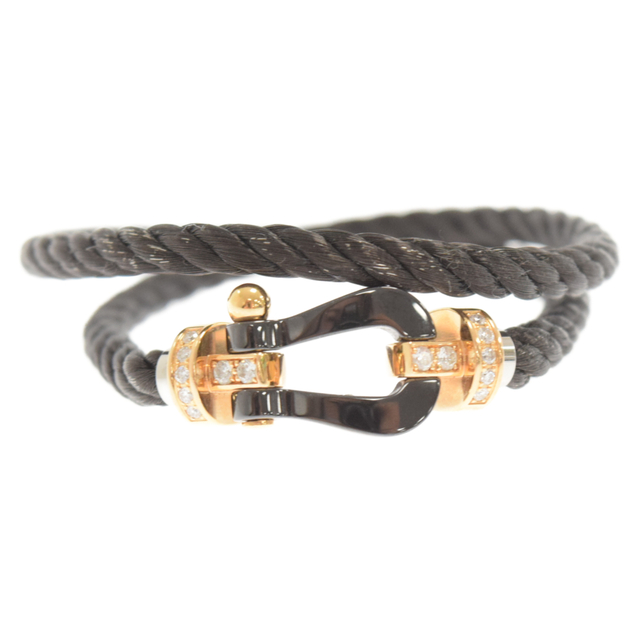ファッション FRED - ゴールド ブレスレット 2連ケーブル Au750 ハーフ