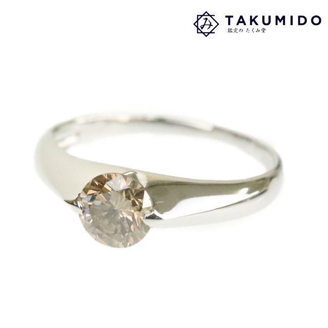 本日限定価格) 指輪 ダイヤ リング 約8.5号 中古 ホワイトゴールド