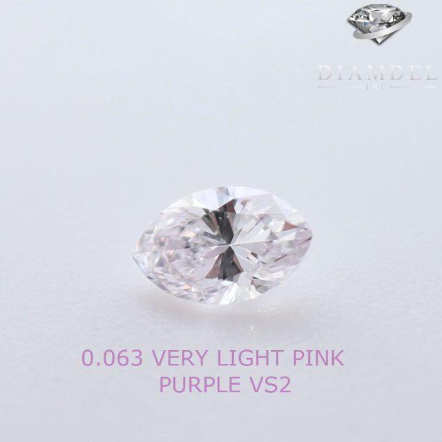 パープルダイヤモンドルース/V.L.PINK PURPLE/ 0.063 ct.