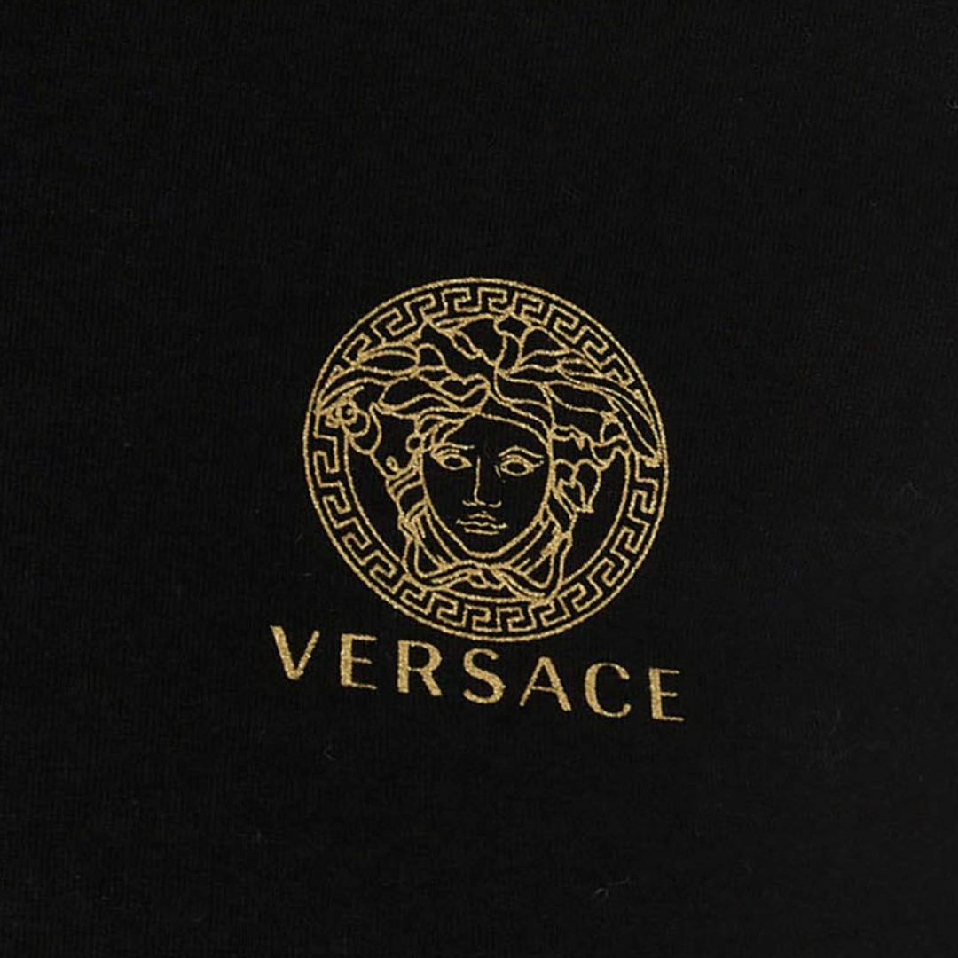 VERSACE(ヴェルサーチ)の送料無料 7 VERSACE ヴェルサーチ AUU01005 A232741 ブラック メデューサ 半袖 Tシャツ size 3 メンズのトップス(Tシャツ/カットソー(半袖/袖なし))の商品写真