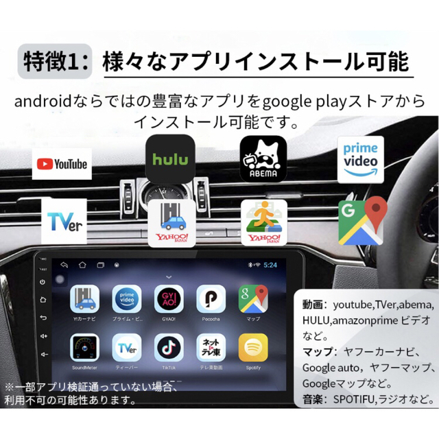 Android 11.0カーナビNS09 2 Dinラジオ GPSナビ9インチの通販 by YMY's ...