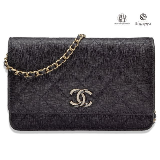 美品！CHANEL シャネル シープレザー　ゴールド　ココ　長財布　ウォレット