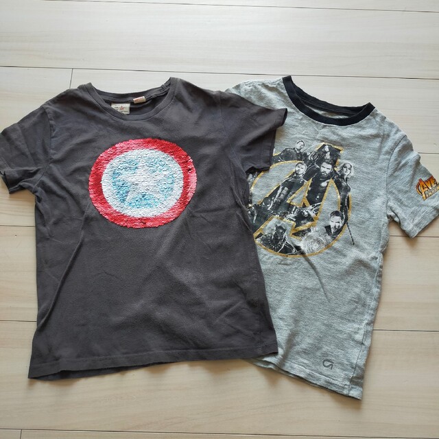 ZARA KIDS(ザラキッズ)のgap kids ZARA BOYS　MARVEL　アベンジャーズ　Tシャツ キッズ/ベビー/マタニティのキッズ服男の子用(90cm~)(Tシャツ/カットソー)の商品写真