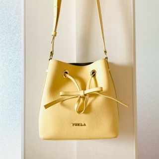 フルラ(Furla)のFURLA COSTANZA MINI コスタンザ　ショルダーバッグ  イエロー(ショルダーバッグ)