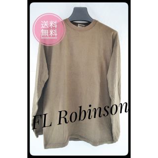 FL Robinson/エフエルロビンソン Tシャツ ブラウン アメリカ製(Tシャツ/カットソー(七分/長袖))