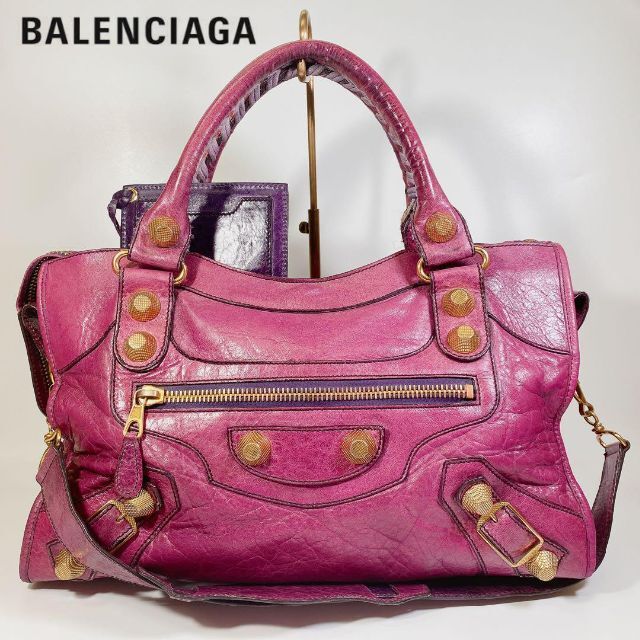 バレンシアガ  シティ ピンク Balenciaga