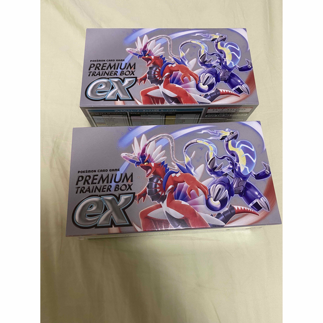 ポケモンカード プレミアムトレーナーボックスexシュリンク付き 2BOX