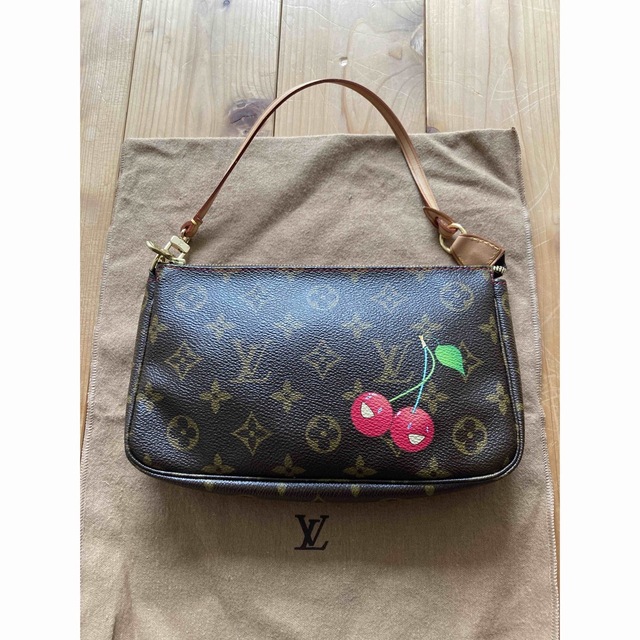 LOUIS VUITTON モノグラム　村上隆　ポーチ　美品