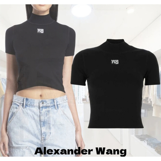 alexander wang アレキサンダーワン ビジューロゴTシャツ Ｓ | www