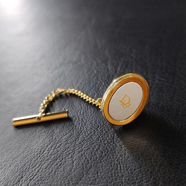 美品】Dior ディオール カフス・タイピンセット ゴールド ロゴ
