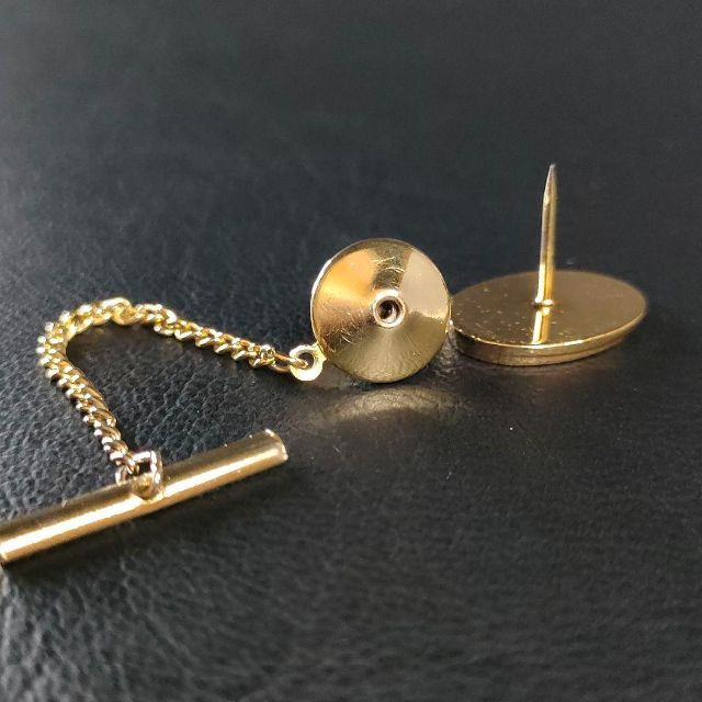 美品】Dior ディオール カフス・タイピンセット ゴールド ロゴ