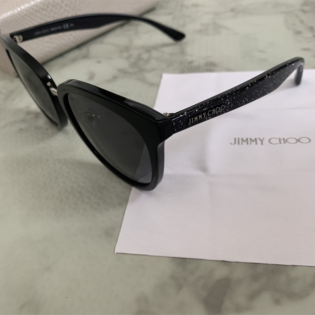 JIMMY CHOO(ジミーチュウ)のジミーチュウ jimmy choo サングラス 未使用 伊達メガネ レディースのファッション小物(サングラス/メガネ)の商品写真