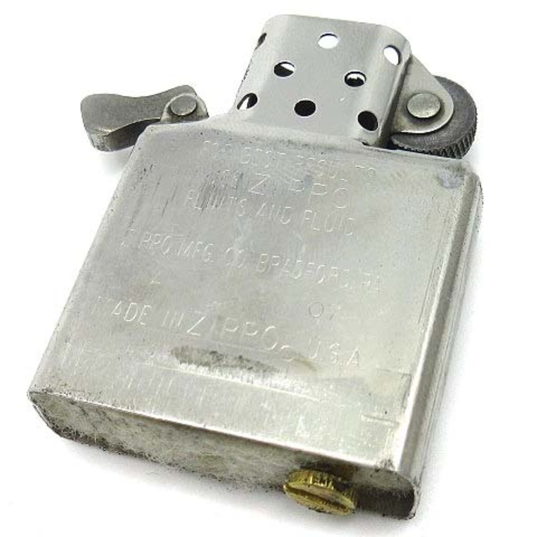 ZIPPO(ジッポー)のジッポー ZIPPO ダイアゴナルライン オイルライター 2006年 着火確認済 エンタメ/ホビーのコレクション(その他)の商品写真