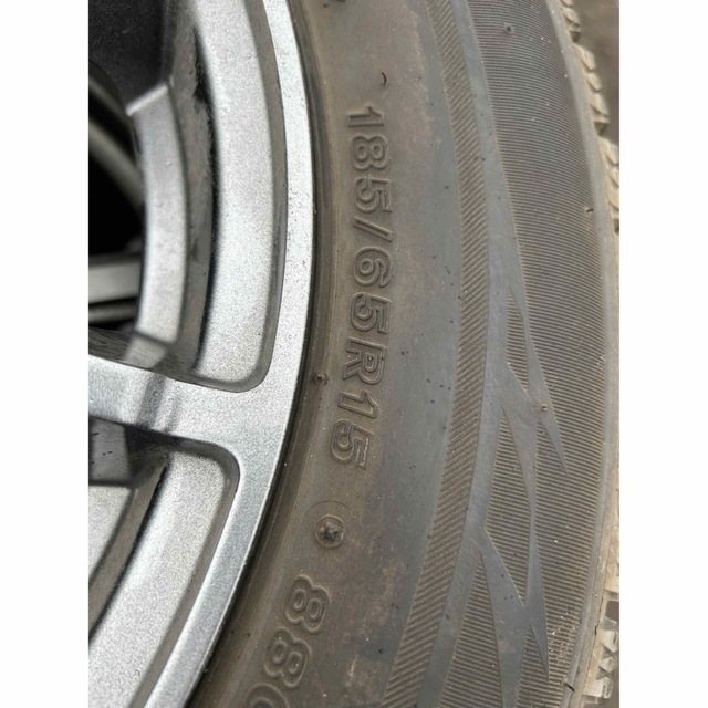 BRIDGESTONE 185/65R15 19年製 タイヤホイールセット