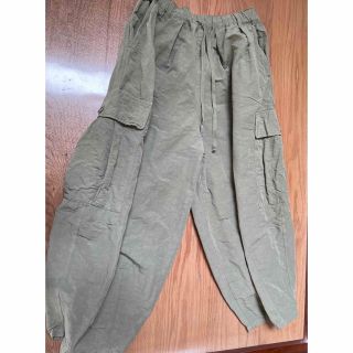 nest Robe - ネストローブ コットンリネン コクーンカーゴパンツ new